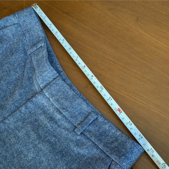 Club Monaco Wool Blend Straight Leg Mid Rise Ankle Chino Pants, size 8 - Picture 5 of 9